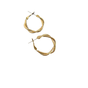 2026 maroc boucles d'oreilles créoles entières fournisseurs conception de coeur en fil boucles d'oreilles utilisation quotidienne pour dames boucles d'oreilles fleur de Ginkgo - Product Image 2