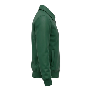 Chaqueta de Cuero Personalizada de Alta Calidad, Estilo Bomber, con Bordado, para Hombre, Estilo Harajuku, Ajustada, Urbana, OEM - Product Image 5