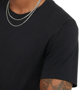 Camisetas de estilo callejero para hombre, de alta calidad 100% de algodón, color personalizado, nuevo estilo, camisetas lisas de manga corta de gran tamaño de talla grande - Product Image 3