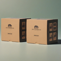 Vente en ligne Boîte en carton de papier kraft pour expédition de commerce électronique Emballage ondulé d'artisanat mobile Boîte ondulée mobile E-flûte