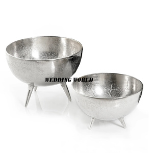 ชามช็อคโกแลตทรงสี่เหลี่ยมทำจากเงินชามใส่ขนมหวานสำหรับตกแต่ง - Product Image 4