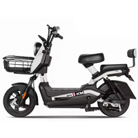 Scooter Eléctrico Barato de 2 Ruedas, Bicicleta Eléctrica de 48V 350W con Motor sin Escobillas, Bicicleta Urbana de Largo Alcance para Adultos