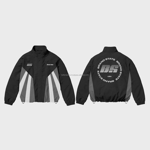 Chaqueta cortavientos impermeable para hombre de nueva moda personalizada de calidad superior con manga larga chaqueta cortavientos informal para hombre - Product Image 1