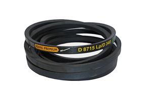 Courroie trapézoïdale en caoutchouc pour transmission de puissance industrielle, section D, 32x19mm, pour machines minières, de fabrication, de CVC, D80 D558 Machiniya - Product Image 2