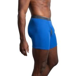 Boxers pour hommes en coton 100% tricoté sur mesure, sous-vêtements respirants, impression de logo, marque privée, fabricant en gros - Product Image 1