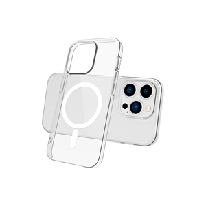 Funda Transparente Premium Compatible con Magsafe para iPhone 15 Pro 7Plus 8Plus, Funda Protectora de Silicona con Marco para Cámara - Product Image 1