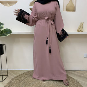 New Arrival Islamic Modern <b>Chiffon</b> Open <b>Abaya</b> Dubai <b>Abaya</b> Muslim Open <b>Abaya</b> Wholesale New Fashion Muslim Traditional Dress - Product Image 4