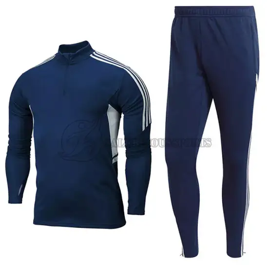 Long Sleeves Custom Logo Team Wear Soccer Uniform Sets High Quality Sports Training Wear Soccer Uniform