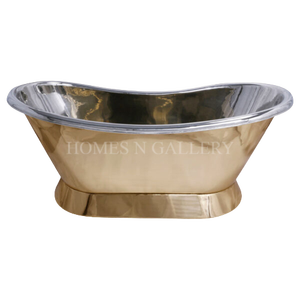 Bañera independiente elegante de metal cobre estándar de la mejor calidad, decoración de nuevo diseño, bañeras de alta capacidad - Product Image 5