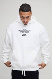 Sudaderas con Capucha de Forro Polar de Color Sólido Teñido Liso de Invierno para Hombre, 100% Algodón, con Logotipo Personalizado - Product Image 4