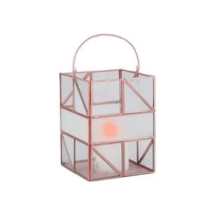 Portavelas hecho a mano de diseño de lujo para decoración, Juego de 2 velas decorativas de latón metálico con acabado dorado - Product Image 3