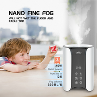 VANSU Humidificateurs à ultrasons multifonctions Smart Tuya WIFI Control Warm Cool Mist 5L avec diffuseur d'arômes