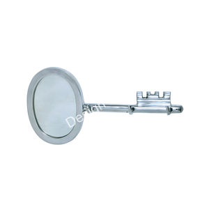 Metal Crafts Wall Mount Key Structure Style <b>Bathroom</b> Mirror With <b>Rail</b> <b>Towel</b> Cloths Hanger Hooks Multifunctional Style - Product Image 4