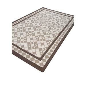 Alhambra Ivory Flat Weave Wool <b>Rugs</b> Geometric Handmade Rectangle <b>Rugs</b> for Home for Living Room Bedroom Hallway-Model ADWL-13164 - Product Image 2