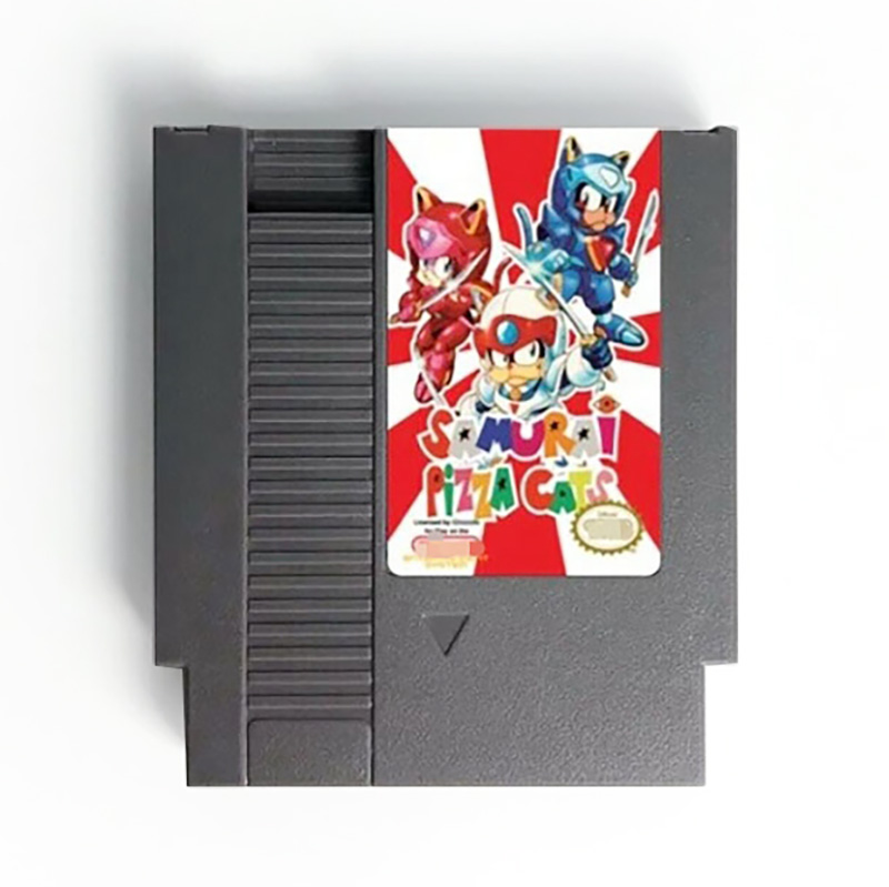 Samurai Pizza Cats NES Game - 8bit Private Mold Cartridge