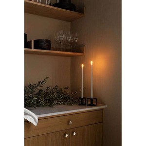 Venta caliente de lujo de tamaño personalizado de Metal candelabros votivos linternas tarros decoración del hogar sala de estar boda Navidad sin llama - Product Image 3