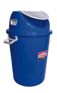 Cubo de Basura Redondo de Plástico con Tapa Abatible y Asa, 21-25L, para Oficina, Hogar, Hospital, Duradero, Fácil de Limpiar, Venta al por Mayor - Product Image 2