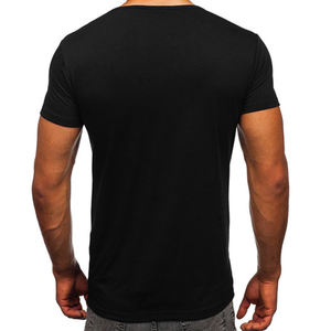 T-shirt streetwear pour homme, style graffiti personnalisé, style urbain, écologique, respirant, coupe ample, hip-hop, épaules tombantes, 100% - Product Image 4