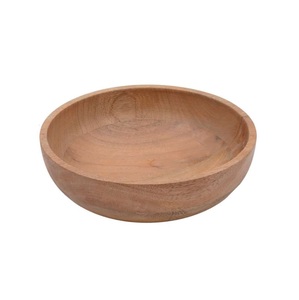 Wholesale Pine Wood <b>Bowl</b> Hot Sale 100% High Quality <b>Large</b> Size Wood <b>Salad</b> Serving Mixing <b>Bowls</b> for Home Kitchenware Use - Product Image 6