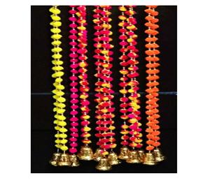 Wholesale Price Multicolor Garland Yarn Pom Pom <b>String</b> Wedding Party Home Office Event Diwali Christmas Housewarming Decoration - Product Image 1
