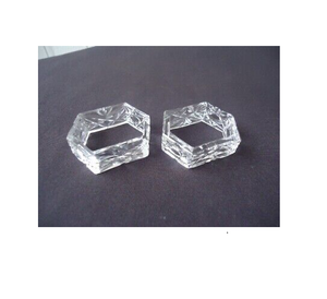 Vente en gros rond de serviette en acrylique anneaux de serviette en papier ou en tissu brillant de Thanksgiving pour l'emballage de cadeaux - Product Image 2