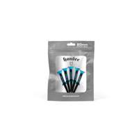 Accessoires de golf Handee No.03, lot de 5, logo personnalisé, tee en plastique durable, longueur 83 mm