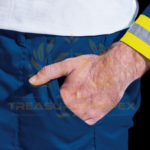 Conjunto de trajes de trabajo industrial para hombre, transpirable, de alta visibilidad, impermeable, resistente al fuego, reflectante, traje de seguridad para electricista, ropa de trabajo de seguridad - Product Image 3