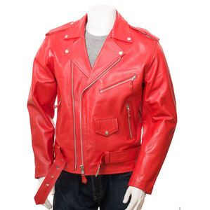 2024-25 nouveau design veste en cuir de vachette véritable de style motard d'hiver pour femmes fermeture éclair respirant avec poches intérieures et extérieures OEM - Product Image 2