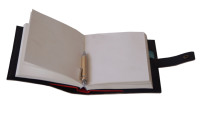 Agenda de Cuero de Alta Calidad con Impresión Personalizada, Diario Personalizable, Páginas en Blanco, Hecho a Mano, Recargable, Diario