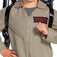 Costumes de Ghostbusters pour enfants, combinaison de costume de film Afterlife Ghostbusters officiel de luxe avec pack de protons gonflables