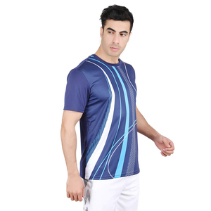 T-shirts de sublimation légers avec conception personnalisée dynamique en polyester à séchage rapide OEM Logo personnalisé pour les marques de vêtements de sport - Product Image 6