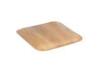Vente en gros service de vaisselle jetable moderne en bambou et feuille de palmier rectangle biodégradable pour les fêtes à prix compétitif