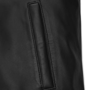 แจ็กเก็ตหนังสำหรับผู้ชายเสื้อแจ็กเก็ตหนังสไตล์ลำลองสวมใส่สบายเสื้อแจ็คเก็ตหนังสำหรับผู้ชายมีโลโก้ออกแบบได้ตามต้องการ - Product Image 5