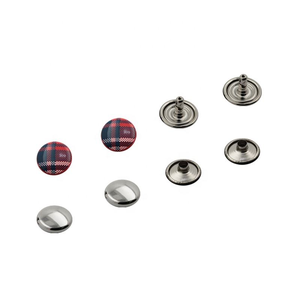 Rivet en laiton sans nickel, antirouille, 15 mm, avec logo personnalisé pour vêtements - Product Image 1