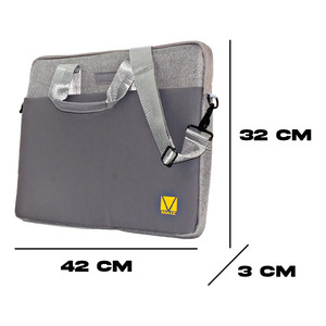 กระเป๋าเอกสาร/กระเป๋าใส่แล็ปท็อปขนาด 15 นิ้วพร้อมสายสะพาย - คละสี - Product Image 6