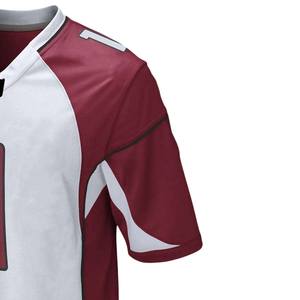 เสื้ออเมริกันฟุตบอล OEM ขายดี คุณภาพพรีเมียม ระบายอากาศได้ดี น้ำหนักเบา ทนทาน ชุดกีฬา - Product Image 3