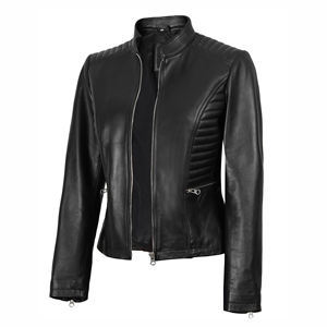 Veste en cuir pour femmes Produit très demandé Fabrication professionnelle Veste en cuir pour femmes légère et très vendue - Product Image 3