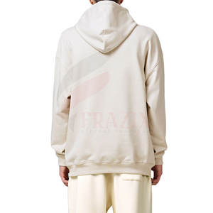 Sudadera con Capucha Extra Grande Personalizada para Hombre, 2025, 100% Algodón, Estilo Casual Urbano, de Alta Calidad, Secado Rápido, Transpirable, Teñido Liso, para Invierno - Product Image 4