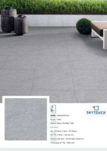 Maravilloso diseño Matt New Look 600x600mm Azulejos mate Azulejos de porcelana gris - Product Image 3