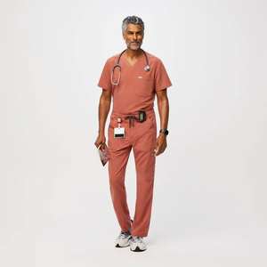 Uniformes Médicos de Verano Personalizados para Mujer, Conjuntos de Algodón/Poliéster Transpirables de Secado Rápido, Cómodos, Tallas Grandes, Logotipo Personalizado - Product Image 3