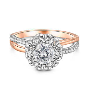 แหวนสัญญาหัวใจลายดอกไม้สีสันสดใสจากเจลิยา ทำจากเงินสเตอร์ลิง - Product Image 3