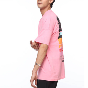 Camiseta de gimnasio de gran tamaño personalizada, ropa de calle de peso pesado, ajustada, hecha en Pakistán, tela de punto - Product Image 2