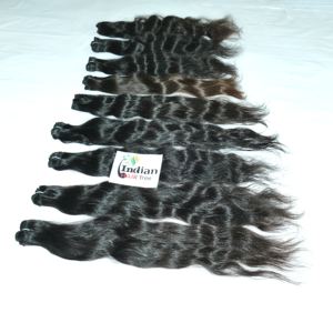 ผมแท้เวียดนามอินเดียแบบเวอร์จิ้นธรรมชาติไม่ผ่านกระบวนการ  แบบมัด  ลอนคลื่น  จัดเรียงเกล็ดผม  สำหรับต่อผม  โดย Export - Product Image 1