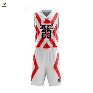 Maillots de basket-ball américains Ensemble complet d'uniformes d'entraînement sportif Ensembles d'uniformes de basket-ball Vêtements de basket-ball en gros - Product Image 3