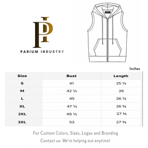 Sweat-shirts sans manches pour femmes de haute qualité, fermeture éclair intégrale, vêtements décontractés, fabrication sur mesure, logo personnalisé, prix de gros, gilets à capuche élégants, débardeurs - Product Image 6