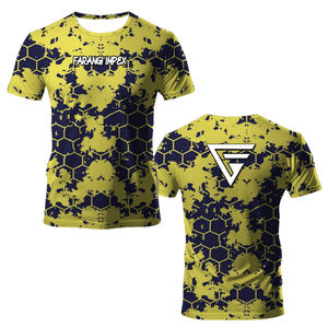 Camiseta de pesca de media manga personalizada etiqueta privada sublimada transpirable secado rápido rendimiento UV poliéster de talla grande pesca de lubina - Product Image 6