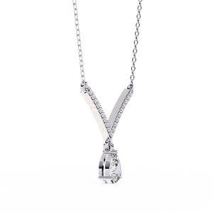 Hermoso Collar de Diamantes Cultivados en Laboratorio de Oro de 18K, Joyería para Damas de Alta Gama - Product Image 2