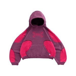 Sudaderas con capucha de lana de algodón 100% personalizadas para hombres, logotipo bordado, estampado de hojaldre, patrón 3D, sudaderas con capucha de gimnasio de invierno, tallas XS 6XL sólidas - Product Image 4