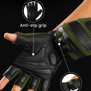 Gants de fitness en élasthanne avec logo personnalisé pour l'haltérophilie entraînement sportif avec protection de la paume - Product Image 6