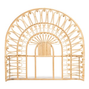 Tête de lit en rotin Palm Beach Décoration de chambre à coucher Matériau naturel Fabriqué au Vietnam Mobilier de maison durable Vente en gros - Product Image 1